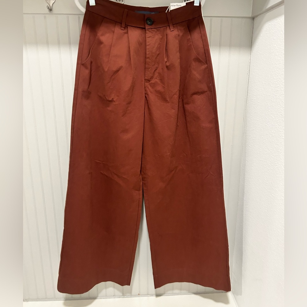 Wide Leg Rust Pants